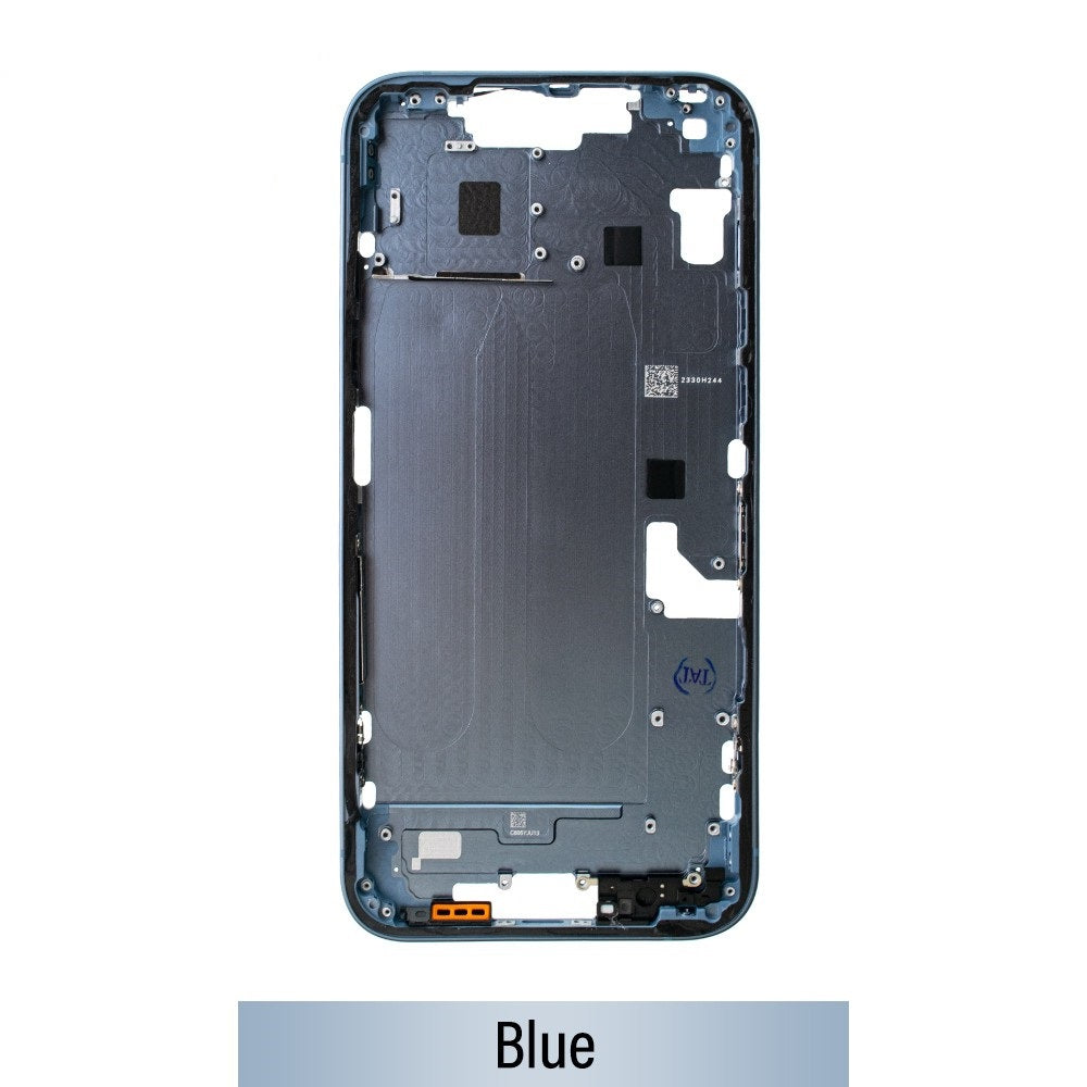 Brown Chassis Mid Frame Cover Replacement Assembly for iPhone 14 Plus-Blue (CHINA VERSION) Brown Chassis Mid Frame Cover Replacement Assembly for iPhone 14 Plus-Blue (CHINA VERSION)